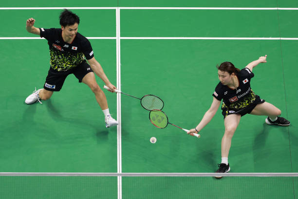 男雙羽毛球決賽激戰(zhàn)正酣，快來圍觀！